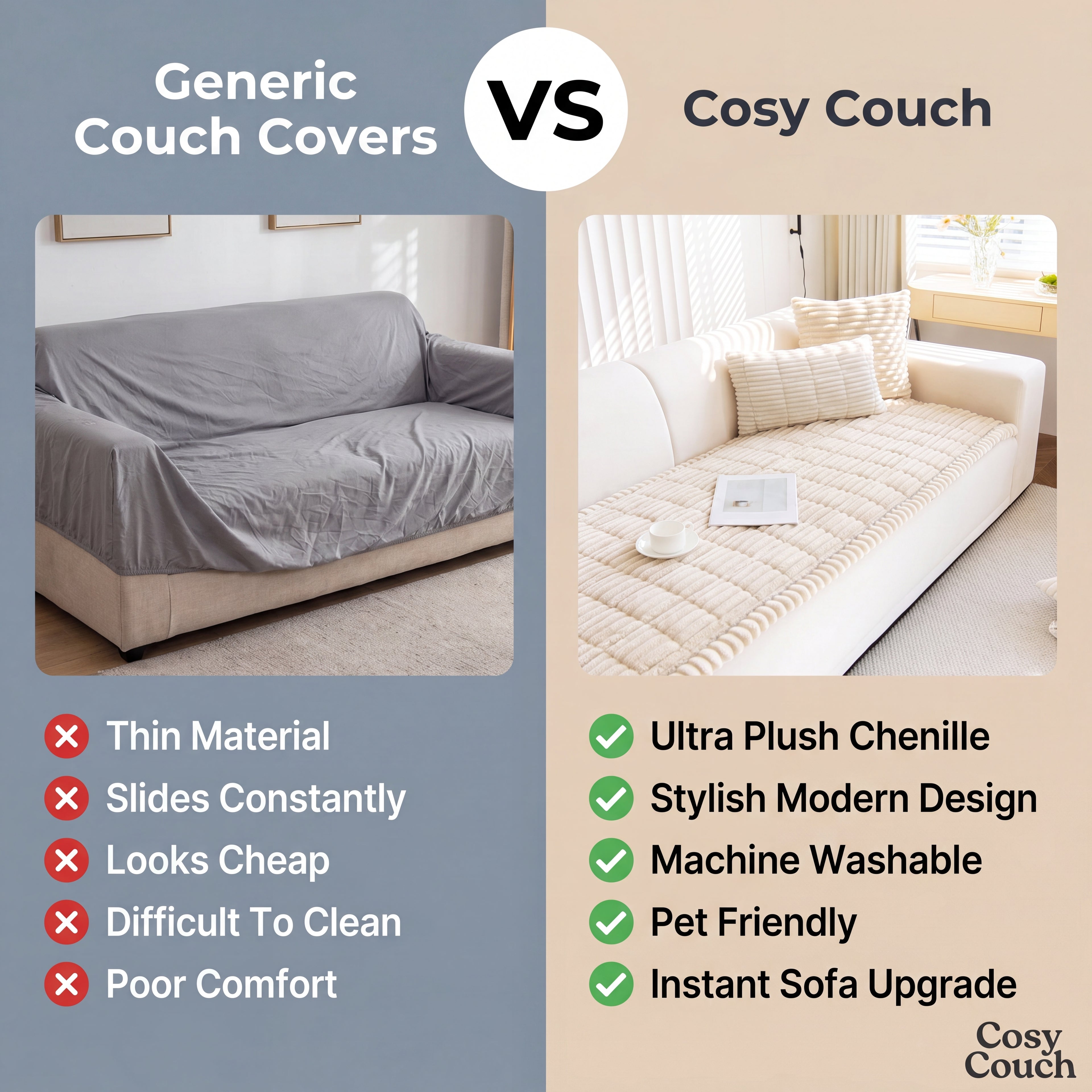Cosy Couch - Couch Cover